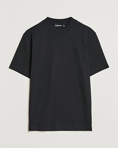 Men | T-Shirts | J.Lindeberg | Adnan Patch Mock Neck Tee Black