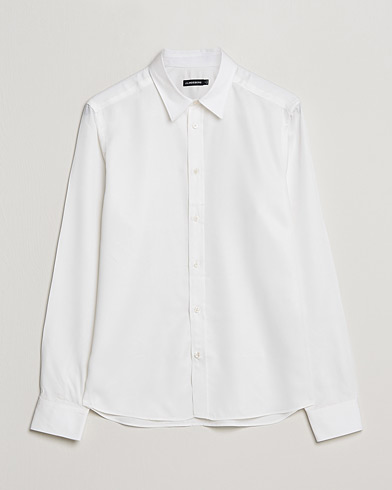 Men | Casual Shirts | J.Lindeberg | Slim Fit Tencel Shirt Cloud White