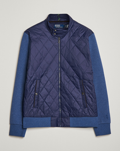 Men | Hybrid jackets | Polo Ralph Lauren | Tech Double Knit Hybrid Full Zip Newport Navy