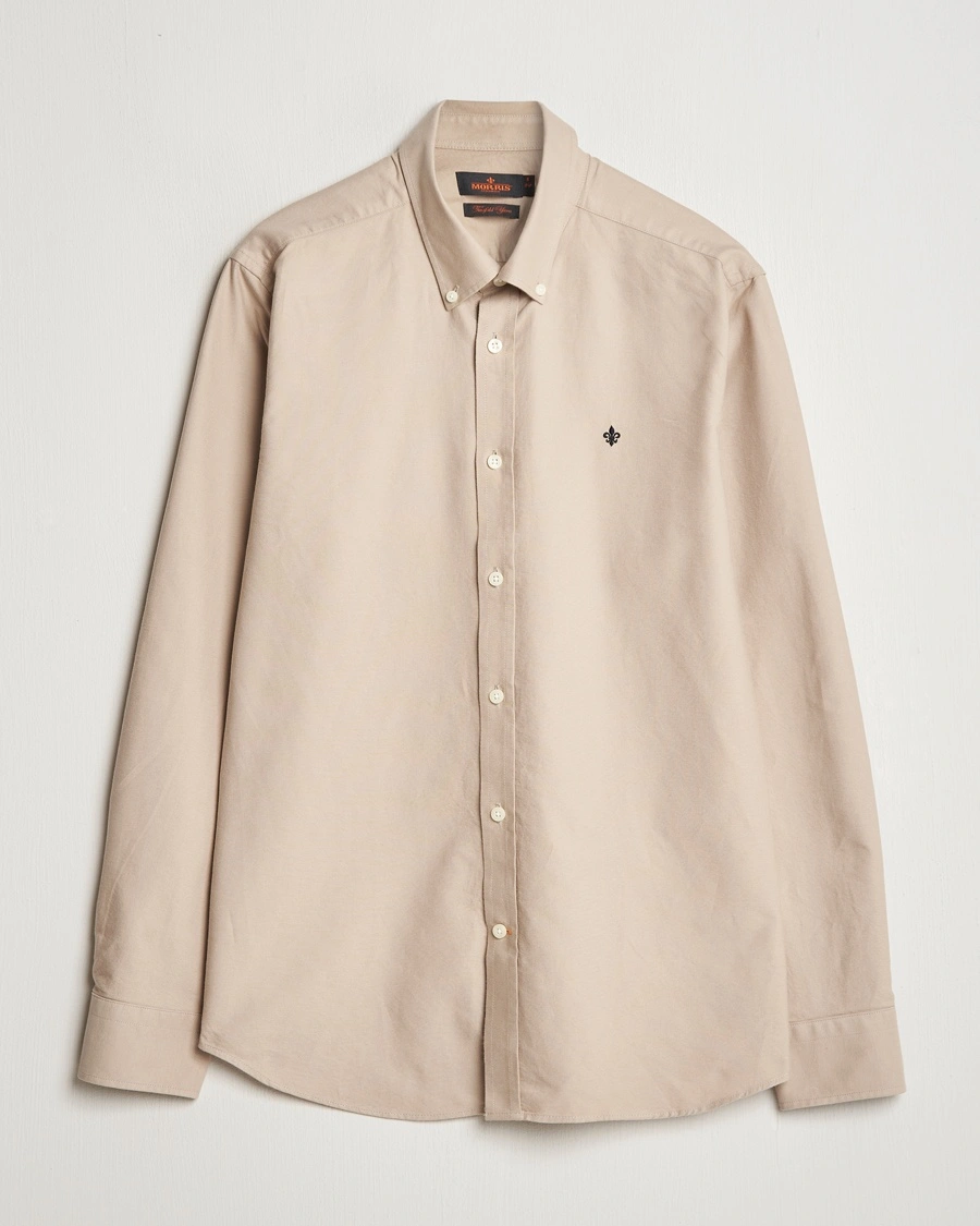 Morris Douglas Oxford Shirt Khaki – Beige