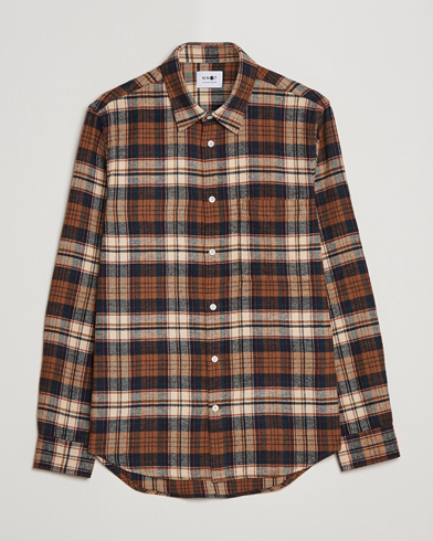 Men |  | NN07 | Arne Brushed Cotton Checked Shirt Multi