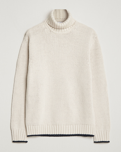 Men | Sweaters & Knitwear | NN07 | Bert Knitted Rollneck Ecru