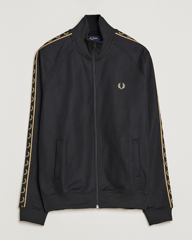 Men | Best of British | Fred Perry | Taped Track Jacket Black