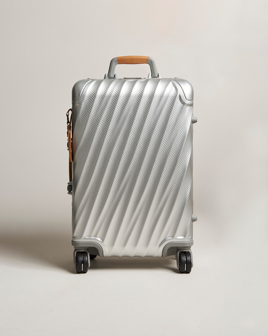 TUMI International Carry-on Aluminum Trolley Texture Silver – Silver
