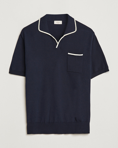 Men | Polo Shirts | Altea | Short Sleeve Riviera Polo Navy