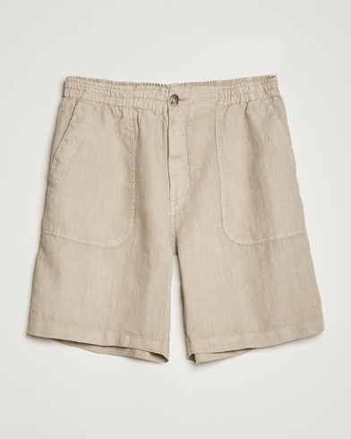 Men | The Linen Closet | Altea | Linen Shorts Beige