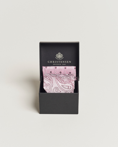 Men | Amanda Christensen | Amanda Christensen | Box Set Silk 8cm Tie With Pocket Square Pink
