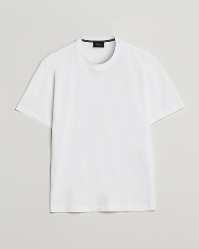 Men | White t-shirts | Brioni | Short Sleeve Cotton T-Shirt White