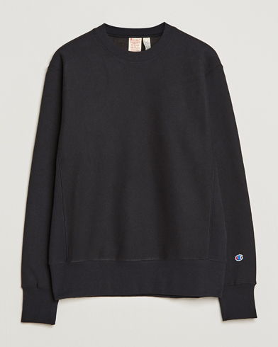 Men | Sweaters & Knitwear | Champion | Reverse Weave Soft Fleece Sweatshirt Black