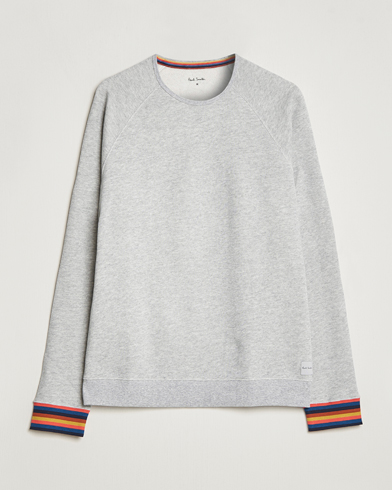 Men | Loungewear | Paul Smith | Bright Stripe Sweatshirt Grey