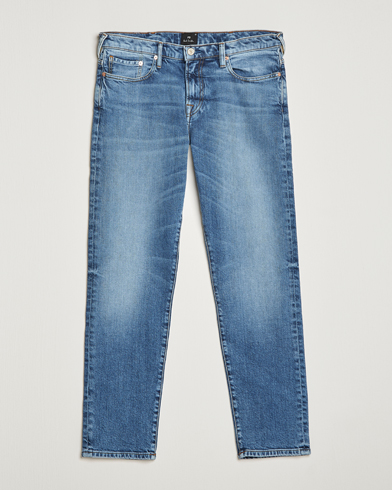 Men | Blue jeans | PS Paul Smith | Taped Fit Organic Cotton Jeans Mid Blue
