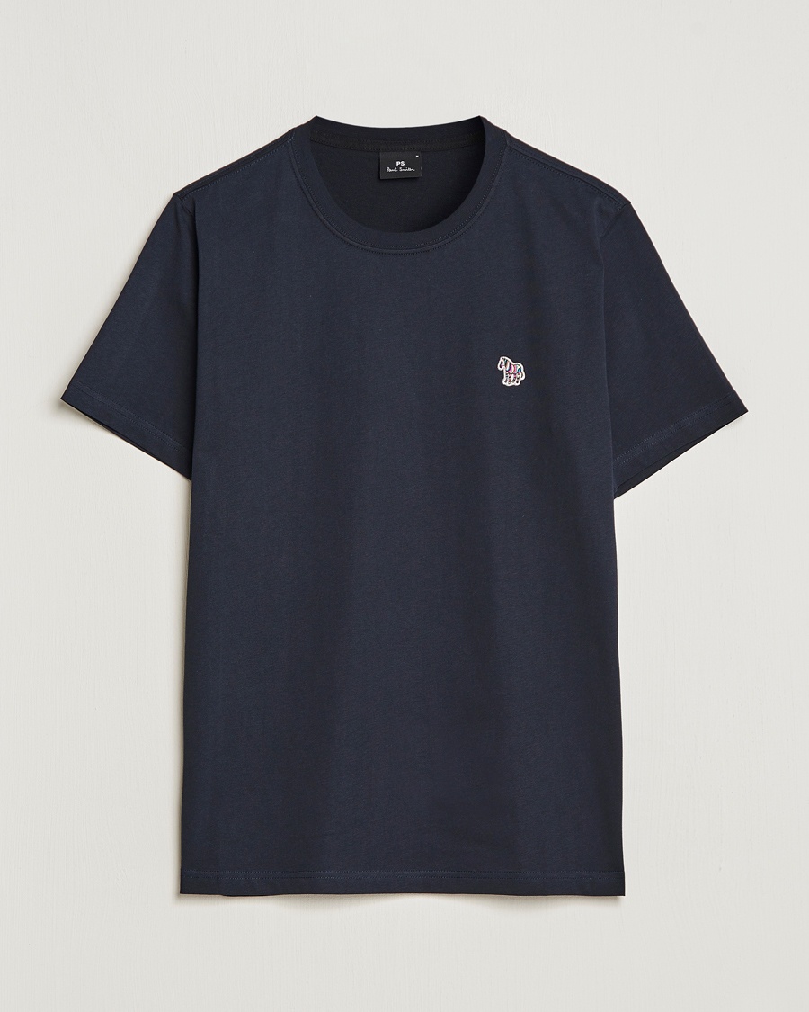 PS Paul Smith Organic Cotton Zebra T-Shirt Navy – Blue