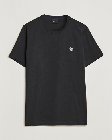 Men | Black t-shirts | PS Paul Smith | Classic Organic Cotton Zebra T-Shirt Black
