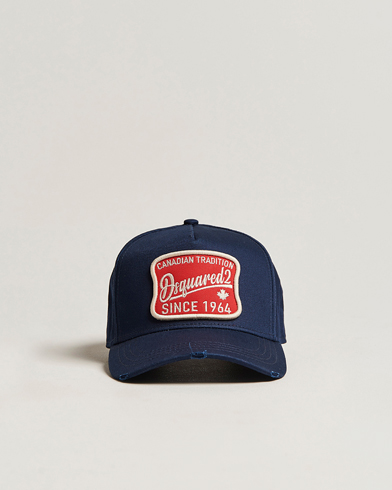 Men | Hats & Caps | Dsquared2 | Canadian Tradition Baseball Cap Navy