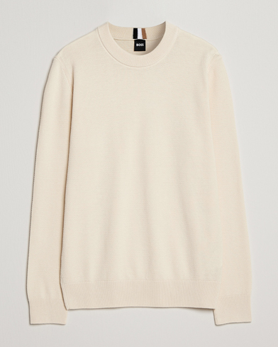 Men |  | BOSS | Ecaio Knitted Sweater Open White