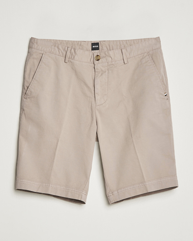 Men | Chino Shorts | BOSS BLACK | Slice Chino Shorts Open Beige