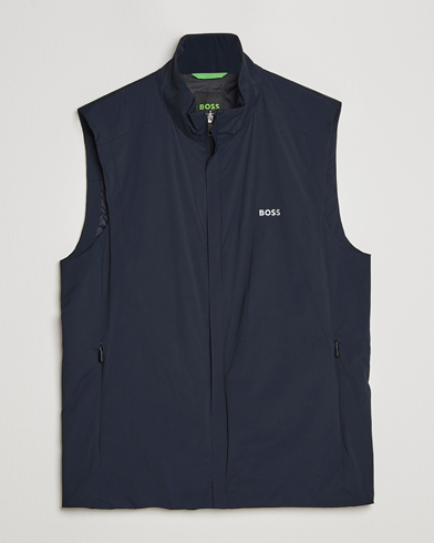 Men | Boss Coats & Jackets | BOSS GREEN | Axis Performance Vest Dark Blue