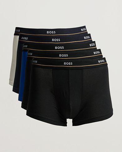 Men | Business & Beyond | BOSS BLACK | 5-Pack Trunk Boxer Black/Navy/Blue/White