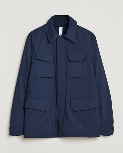 Men | Minimalistic jackets | Slowear | Nylon Field Jacket Navy