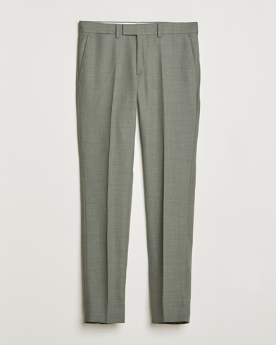 Men | Suit Trousers | J.Lindeberg | Grant Active Hopsack Pants Aloe