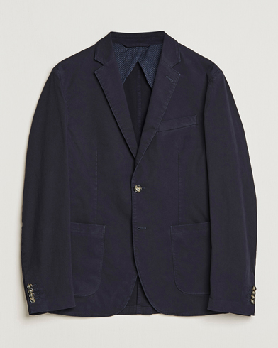Men | Blazers | J.Lindeberg | Hopper Cotton Garment Dye Blazer Navy