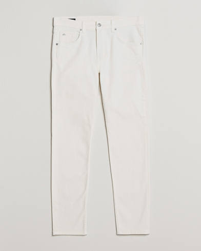 Men | Casual Trousers | J.Lindeberg | Jay Solid Stretch 5-Pocket Trousers Cloud White