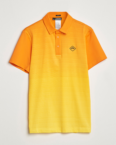 Men | Polo Shirts | J.Lindeberg | Lowell Faded Slim Fit Polo Russet Orange