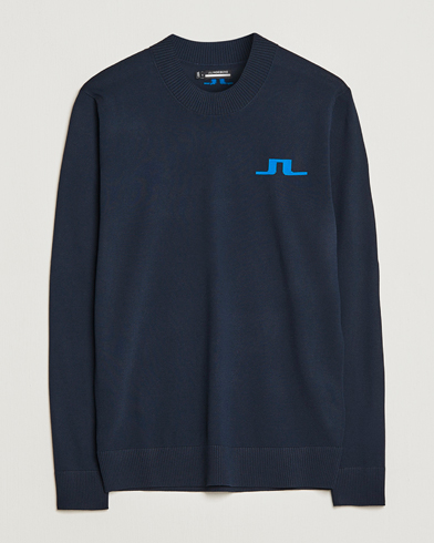 Men | Knitted Jumpers | J.Lindeberg | Gus Knitted Sweater Navy