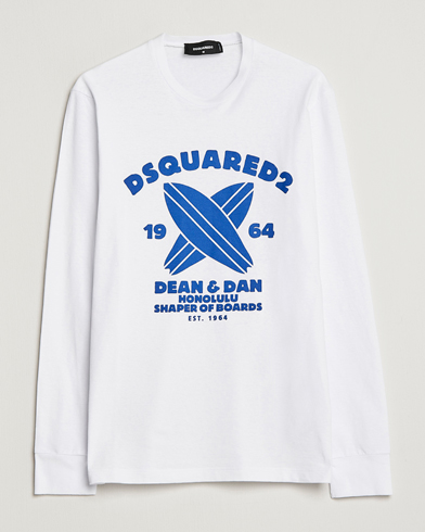 Men | Dsquared2 | Dsquared2 | Long Sleeve Surf Tee White