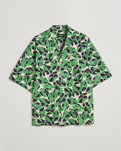 Men | Sale: 60% Off | Dsquared2 | Printed Bowling Shirt Beige/Green