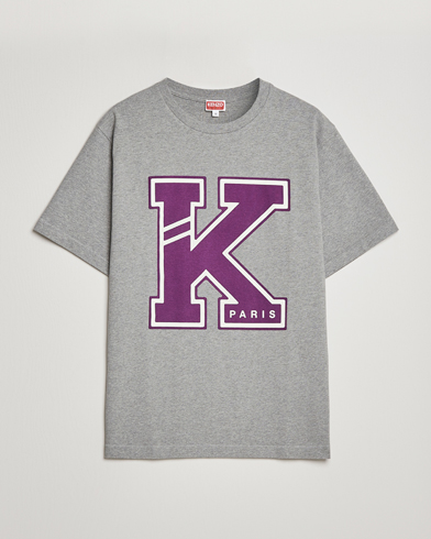 Men | KENZO | KENZO | College Classic T-Shirt Pearl Grey