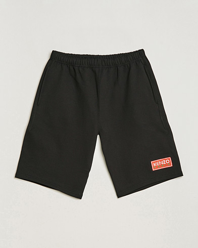 Men | Sweatshorts | KENZO | Paris Logo Classic Shorts Black