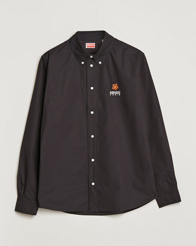 Men | KENZO | KENZO | Boke Flower Crest Casual Shirt Black