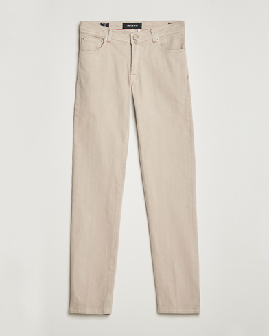 Men | Casual Trousers | Kiton | Kurabo 5-Pocket Pants Light Beige
