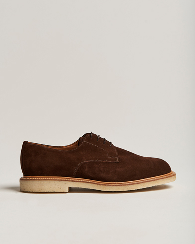 Men |  | Sanders | Archie Gibson Suede Derby Polo Snuff