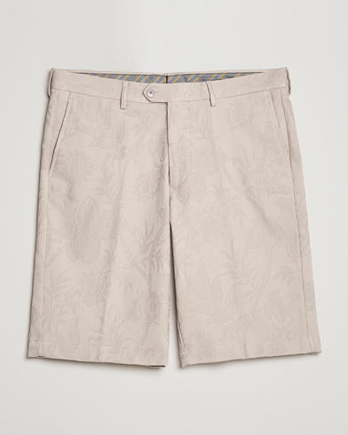 Men | Chino Shorts | Etro | Jacquard Weave Shorts Beige