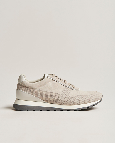 Men |  | Brunello Cucinelli | Perforated Running Sneakers Sand
