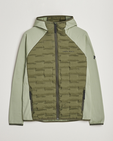 Men | Hybrid jackets | Peak Performance | Argon Hybrid Light Hood Jacket Pine Needle
