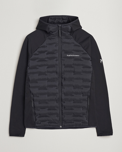 Men | Hybrid jackets | Peak Performance | Argon Hybrid Light Hood Jacket Black