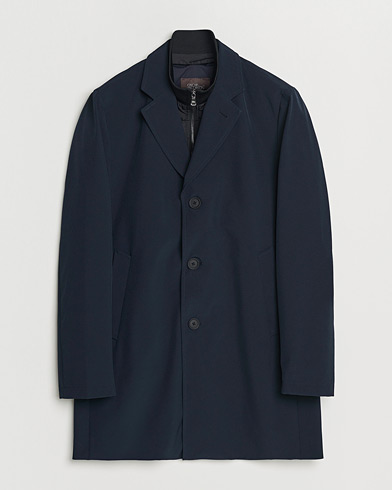 Men | Formal jackets | Oscar Jacobson | Dalton Nylon Liner Coat Navy