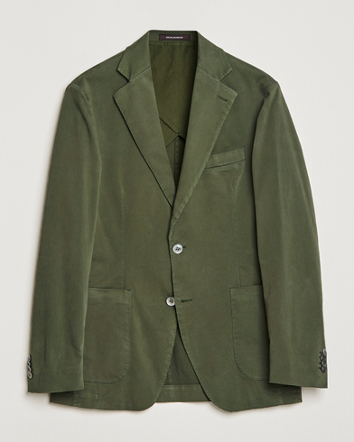 Men | Clothing | Oscar Jacobson | Egel Cotton Blazer Green