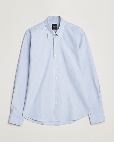 Men | Oxford Shirts | Oscar Jacobson | Regular Fit Button Down Oxford Shirt Light Blue