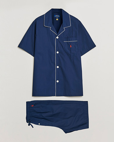 Men | Pyjamas & Robes | Polo Ralph Lauren | Cotton Short Pyajama Set Navy