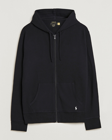 Men | Hooded Sweatshirts | Polo Ralph Lauren | Cotton Jersey Long Sleeve Hoodie Black