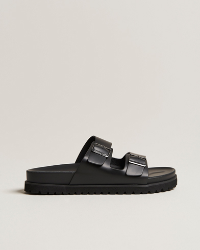Men | Sandals & Slides | GANT | Primapal Leather Sandal Black