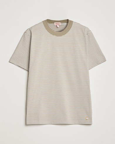 Men | Armor-lux | Armor-lux | Héritage Stripe T-Shirt Blanc/Argile