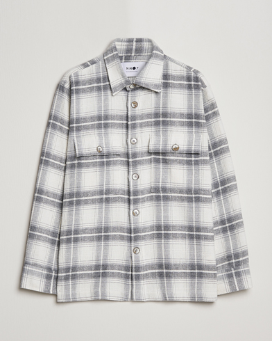 Men | Shirts | NN07 | Soren Cotton Checked Overhisrt Grey/White