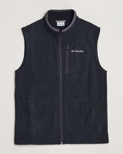 Men | Fleece Sweaters | Columbia | Fast Trek Full Zip Fleece Vest Black