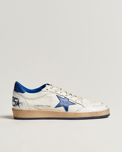 Men |  | Golden Goose Deluxe Brand | Ball Star Sneakers White/Blue 