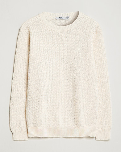 Men | Sweaters & Knitwear | Inis Meáin | Fishnet Linen Sweater Mist